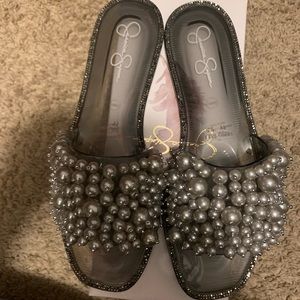 Brand new Jessica Simpson slides